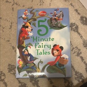 Disney 5-Minute Fairy Tales Book - Light Blue and Green